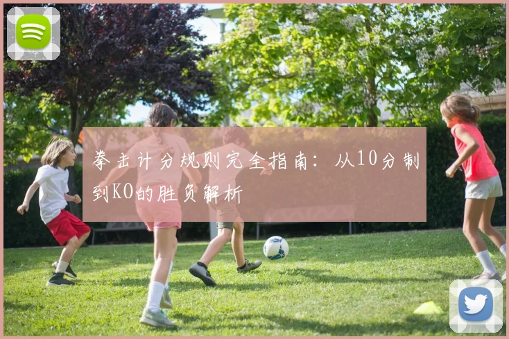 拳击计分规则完全指南：从10分制到KO的胜负解析